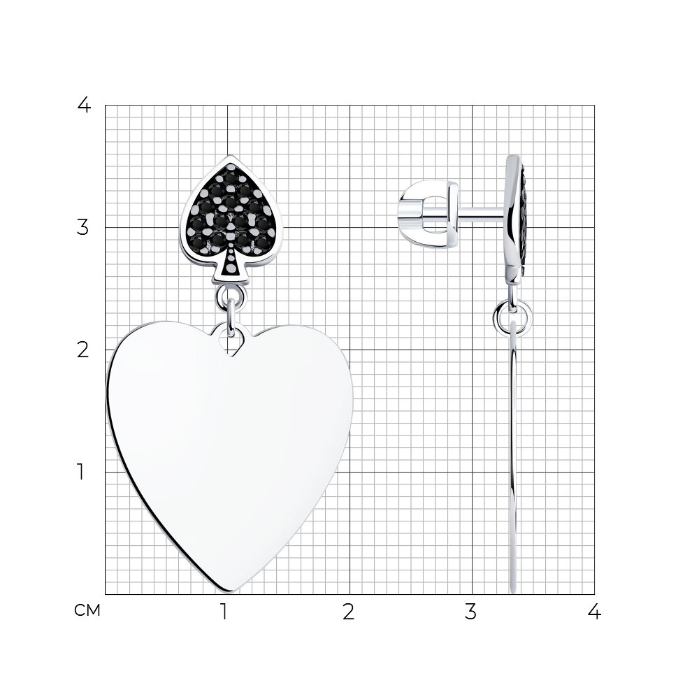 Серьги пусеты 94026465