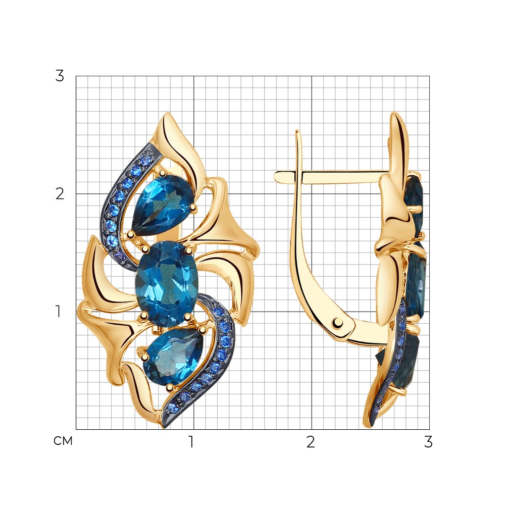 Серьги 725078